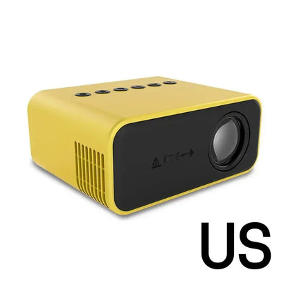 Xiaomi Mini Portable Projector displaying vibrant 8K HD image, ideal for home entertainment, gaming, and family viewing.