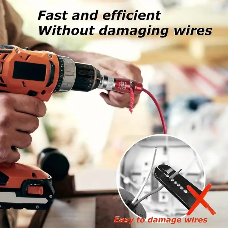 Electric Wire Stripper - High-Speed Wire Peeling Tool for Power Drill and Wire Stripping Applications