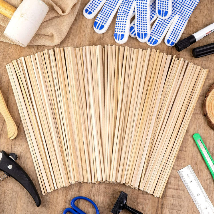 250 Balsa Wood Sticks for Versatile DIY Crafting and Molding Projects