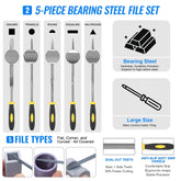 68-Piece 3D Printer Tool Kit with Storage Case - Comprehensive Accessories Including Deburring Tool, Scrapers, Metal Files, Brushes, Hand Drill, and Tweezers for Bambu Lab, Ender 3, Kobra, and More