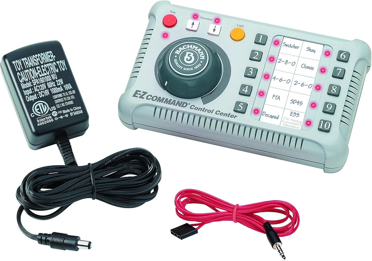 Bachmann Trains E-Z Command Plus Digital Command Control System - Controller in Prototypical Colors