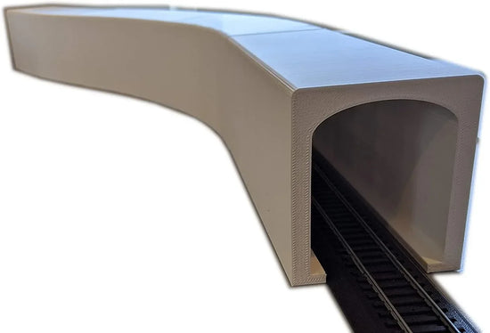 HO Scale 9-Inch Straight Train Tunnel - BYMRR Train Store