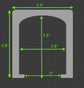 HO Scale 9-Inch Straight Train Tunnel - BYMRR Train Store
