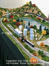 HO Scale 9-Inch Straight Train Tunnel - BYMRR Train Store