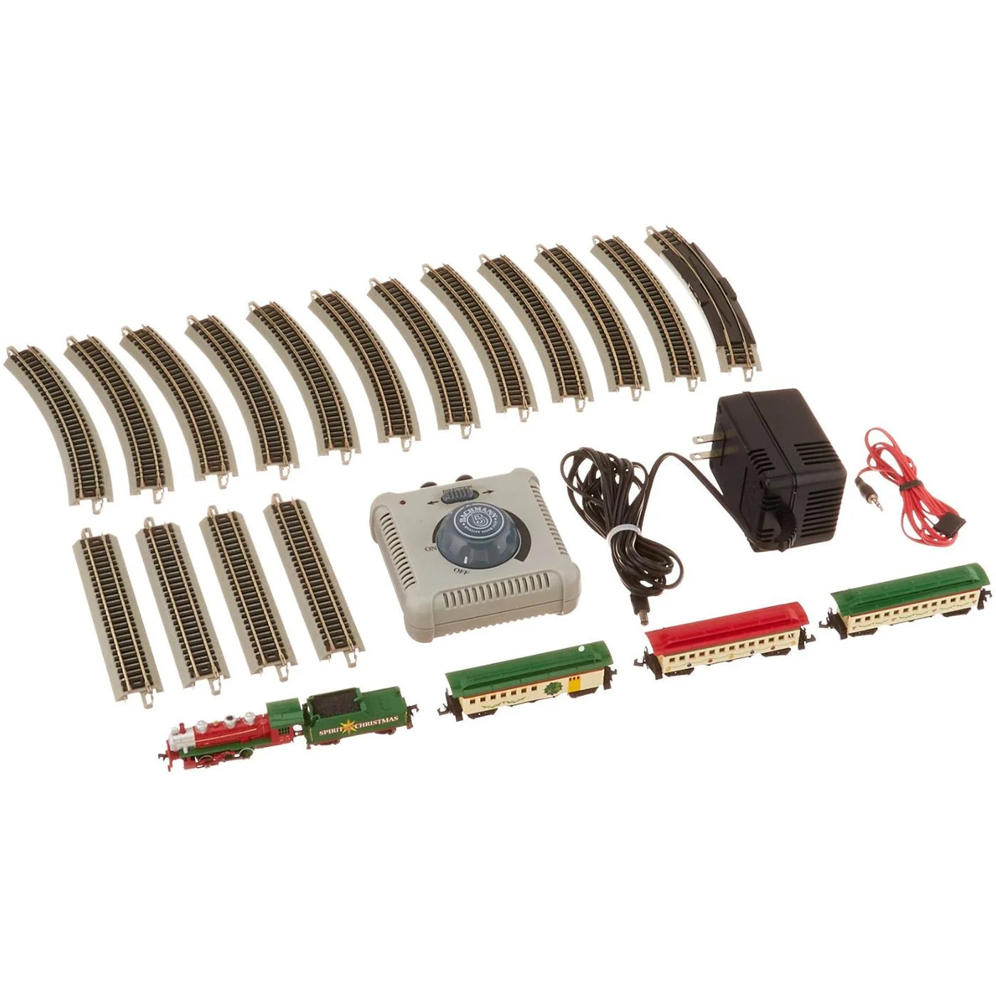 N Scale Spirit of Christmas Ready to Run Electric Locomotive Train Set