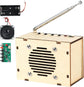 STEM Science Kits for Ages 8-14: FM Radio Construction and DIY Electronic Snap Circuits Projects for Teens and Preteens (Classic Wood) - BYMRR Train Store