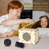 STEM Science Kits for Ages 8-14: FM Radio Construction and DIY Electronic Snap Circuits Projects for Teens and Preteens (Classic Wood) - BYMRR Train Store