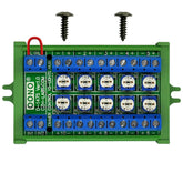 CZH-LABS 10-light LED dimmer control hub for HO and N scale train sets with illuminated train tracks and model train components
