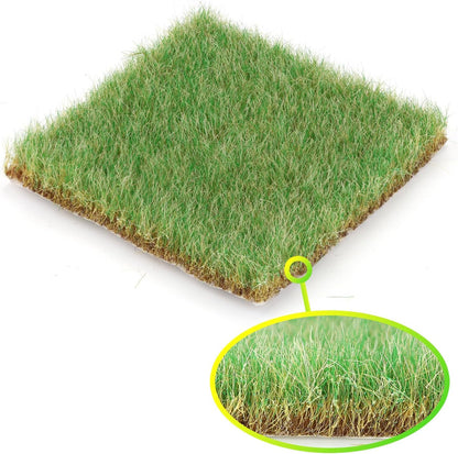 Miniature landscape grass tufts by Zylopa, 16mm hand-torn grass for N and HO scale railways, military layouts, and model scenery.