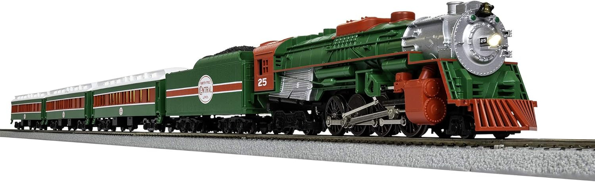 Christmas Express Lionchief Bluetooth Electric HO Gauge Model Train Set with Remote,Multi-Color