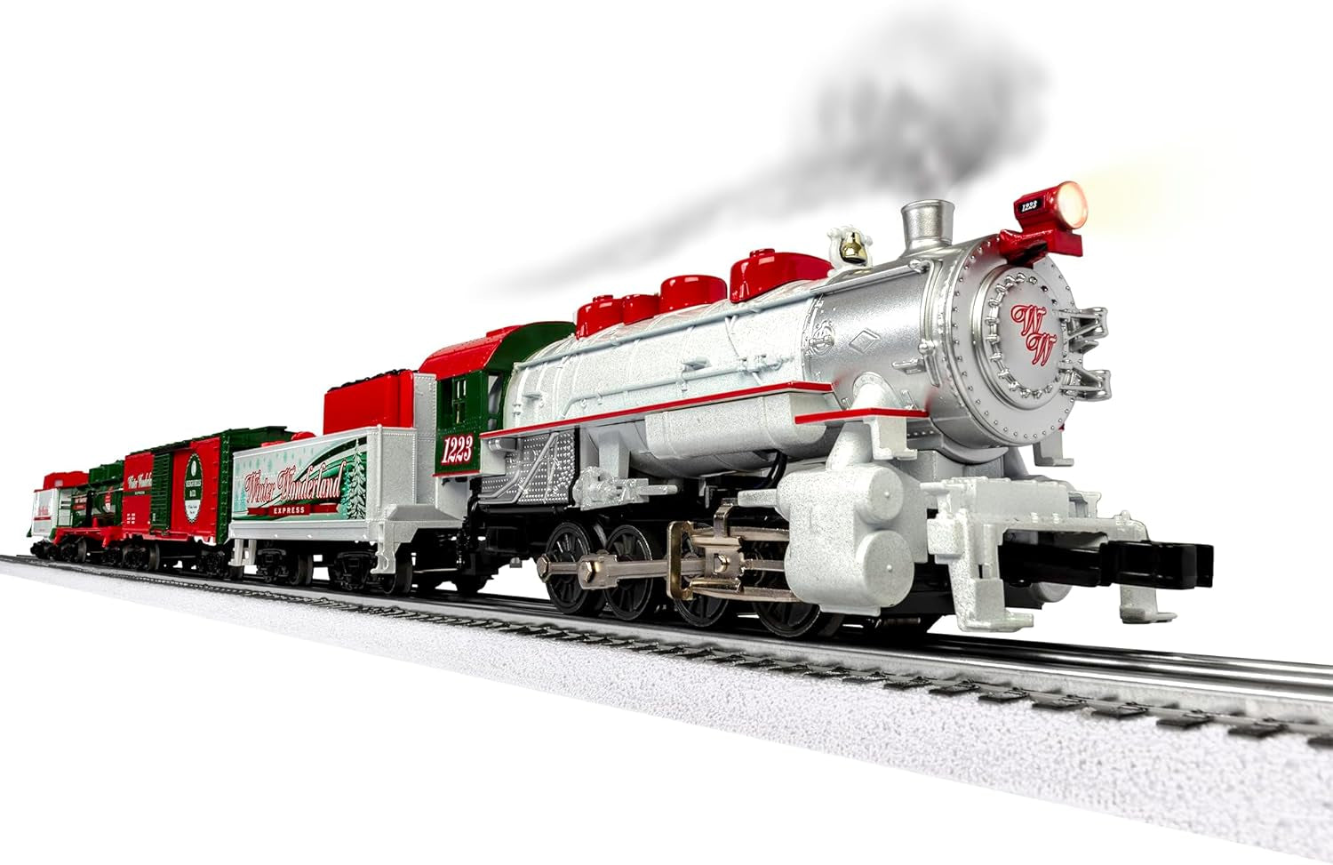 Lionel Winter Wonderland LionChief 5.0 Electric O Gauge Train Set with Bluetooth and Remote Control