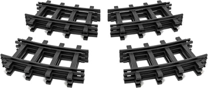 Lionel 12-Piece Curved Black Plastic Track Set for Ready-to-Play Trains