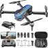 4K brushless motor drone with camera for adults, PLEGBLE brand, showing the drone flying outdoors with camera mounted underneath.