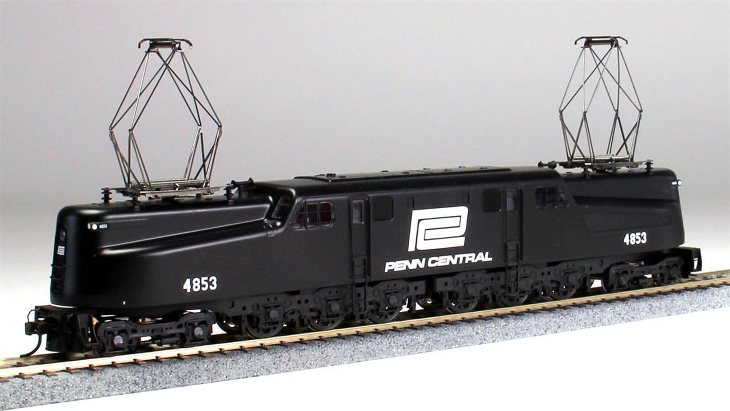 Bachmann Industries GG1 Electric DCC Sound Value Locomotive, Penn Central Black with White Lettering #4853, HO Scale