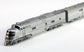 N scale CB&Q and Silver Streak Zephyr diesel passenger train set by BYMRR Train Store, with detailed train cars on a track.