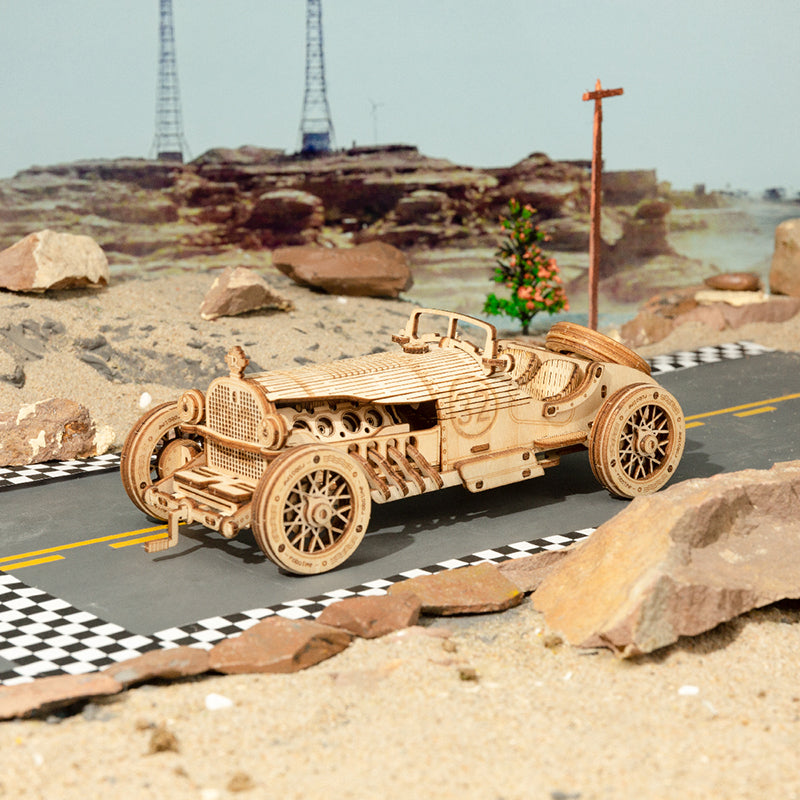 Robotime 3D Wooden Puzzle Prime Steam Express Model DIY Kit Puzzle Toy