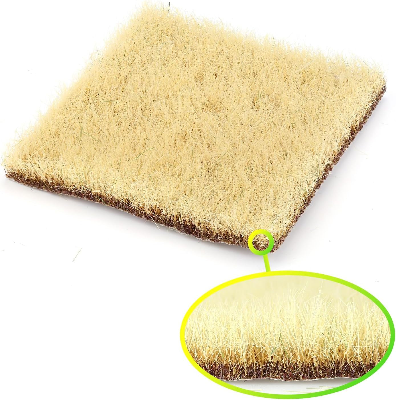 Miniature landscape grass tufts in N and HO scale by Zylopa, perfect for model railways and military layouts, hand-torn for realism