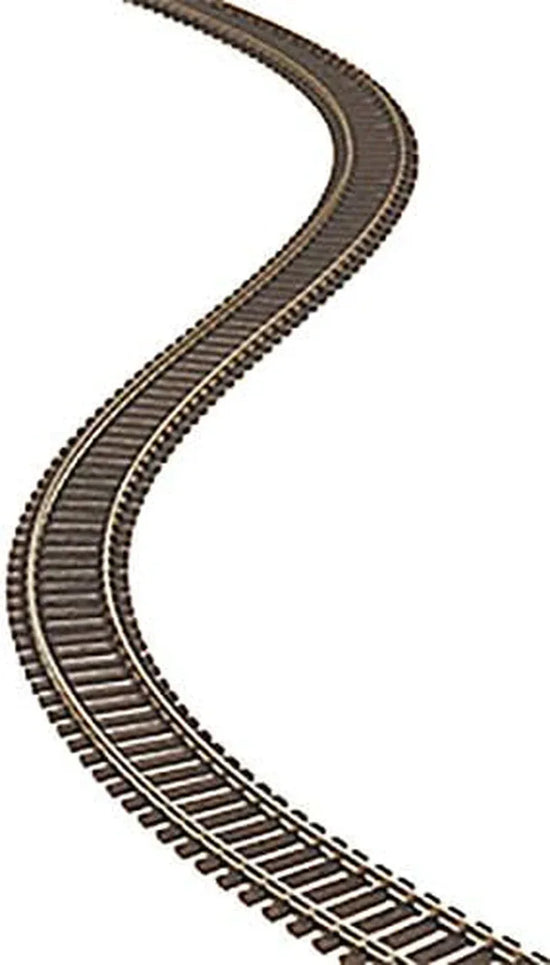 Atlas 168 Code 100 Super-Flex Nickel Silver HO scale train track, 36-inch length, pack of 10, flexible model railroad track pieces