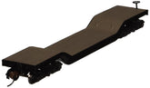 HO scale Bachmann Williams 52 ft. depressed flat car by BYMRR Train Store, showing detailed model with no load.
