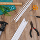 Get Creative with 25 Pcs of ABS Plastic Round Tubes in 5 Sizes for Your DIY and Craft Projects! Perfect for Architectural Models!