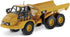 Diecast Masters Caterpillar 730 Articulated Truck HO scale diecast model showing detailed construction vehicle with orange cab and black wheels.