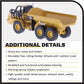 Diecast Masters Caterpillar 730 Articulated Truck HO scale diecast model showing detailed construction truck with wheels and cab features.