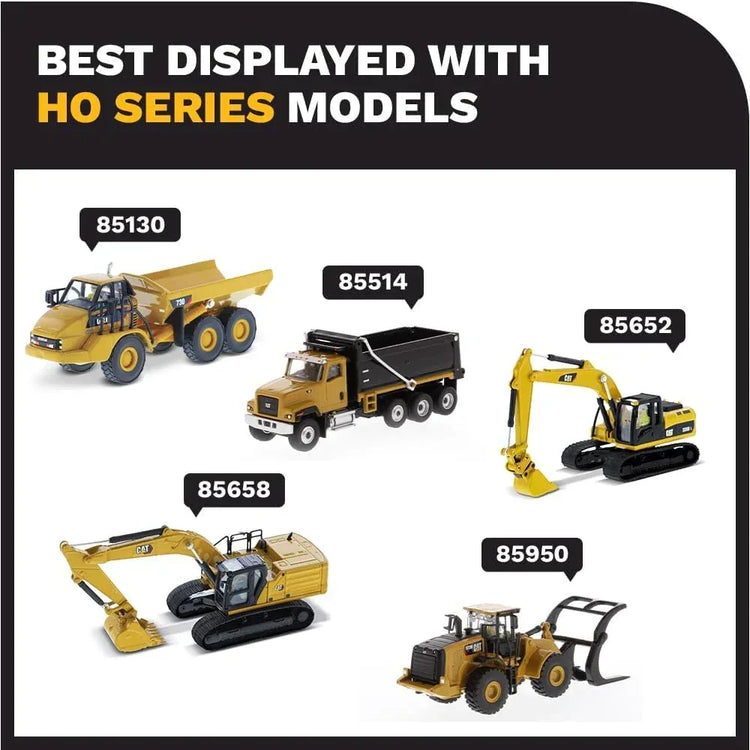 Diecast Masters Caterpillar 730 articulated truck HO scale diecast model showing detailed exterior and realistic design.