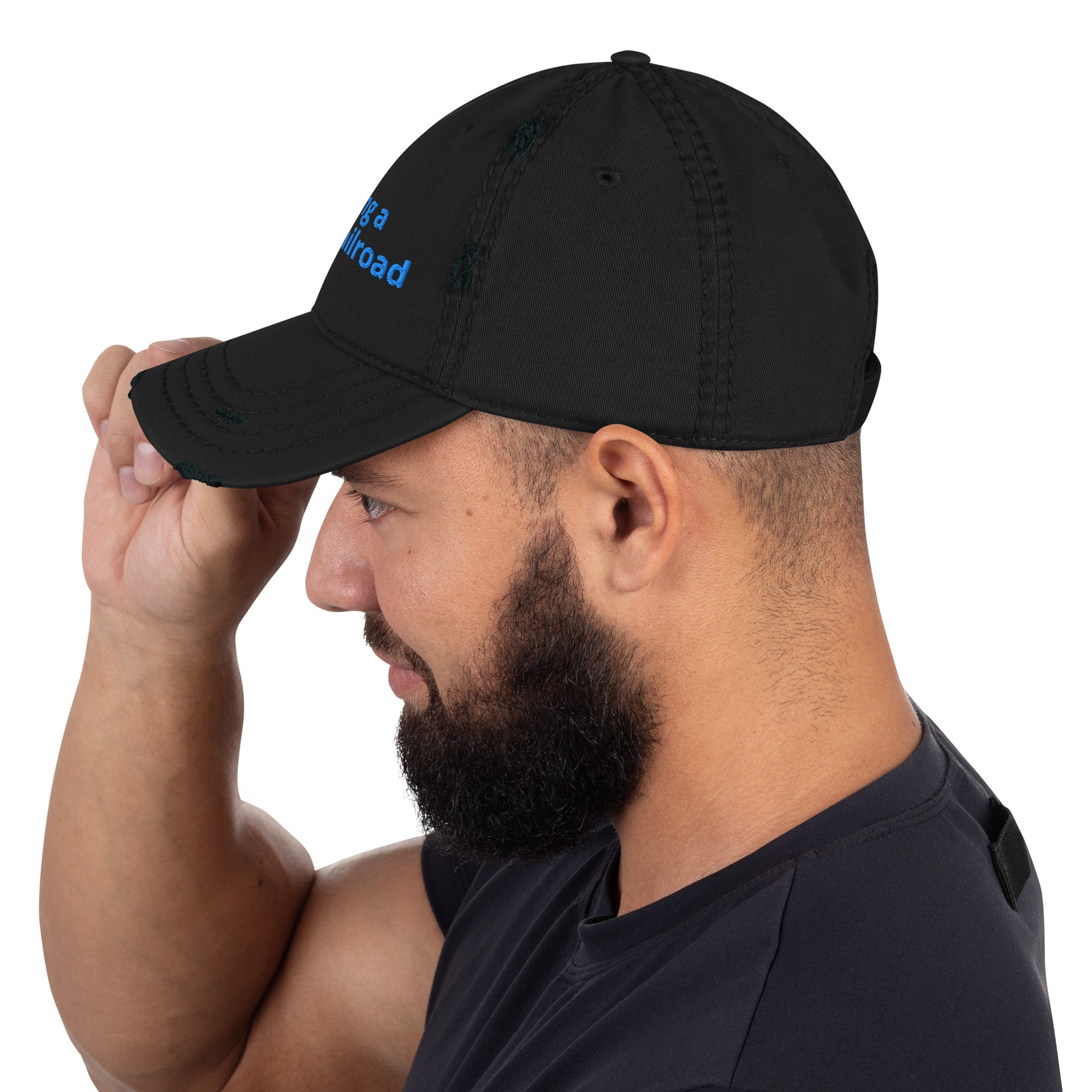Distressed Dad Hat - BYMRR Train Store