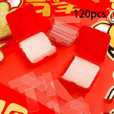 60-piece heavy-duty double-sided adhesive tape set showing rolls of strong bonding tape for various craft and repair projects.