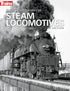 Photo of the cover for "Comprehensive Guide to North American Steam Locomotives" book showing steam locomotive illustrations.