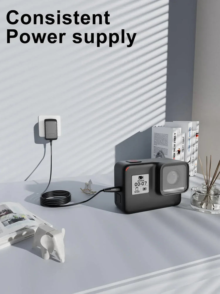 Premium AC/DC adapter for NCE Power Cab by DONGGUAN RONG HANG, showing the compact power supply with cable connection.