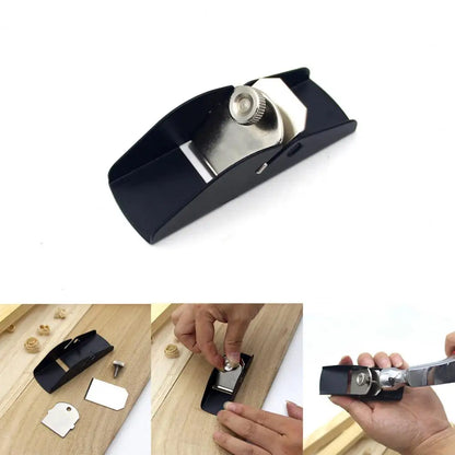 Mini Plane Wood Carpentry Tools Manual Carpenter Planer Aluminum Alloy Planer and Cutting Edge Portable Woodworking Hand Tools