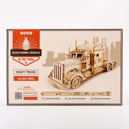 Robotime 3D Wooden Puzzle Prime Steam Express Model DIY Kit Puzzle Toy
