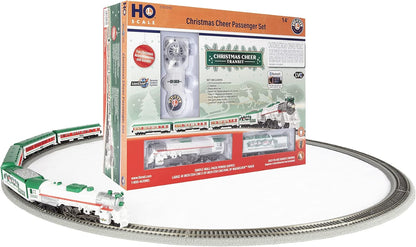 Lionel Bluetooth HO Gauge Christmas Cheer Passenger Model Train Set with Remote Control