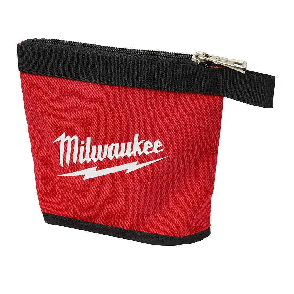 14 In., 12 In., 8 In. and 6 In. Multi-Size Zipper Tool Bags in Red (4-Pack)