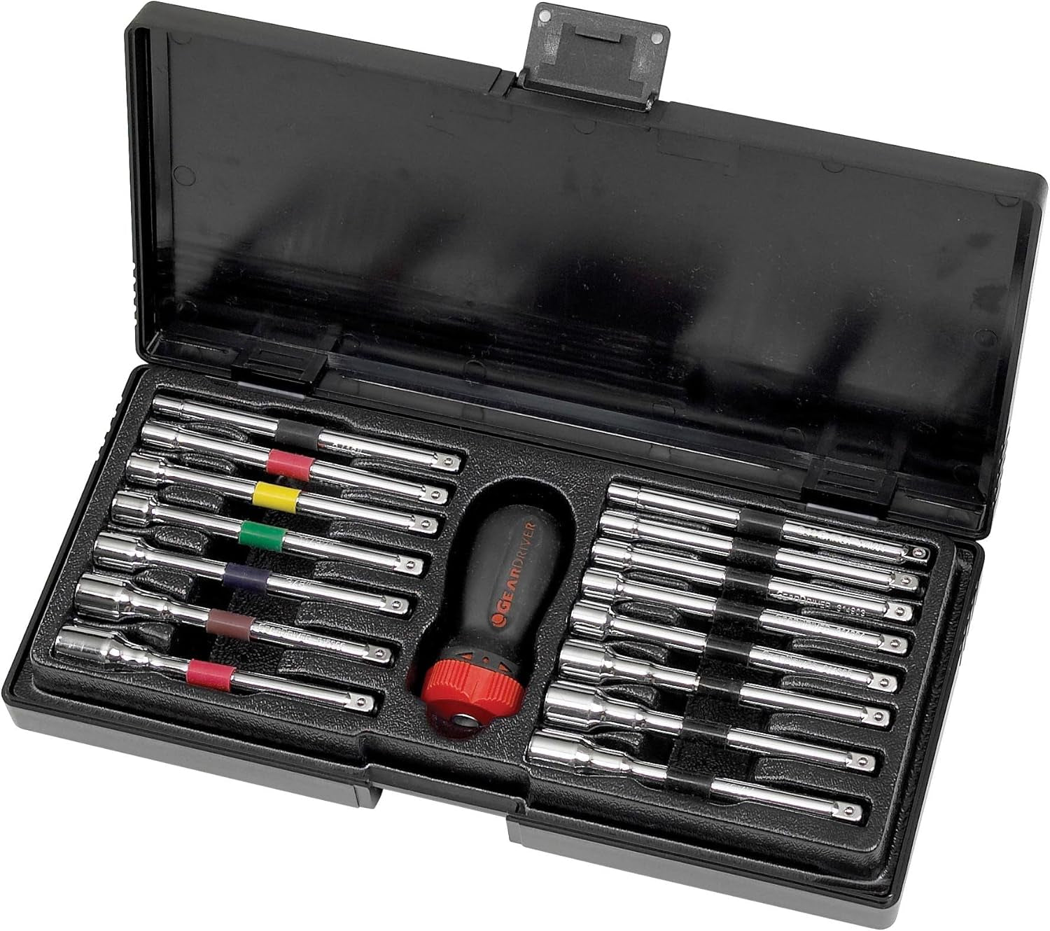 16-Piece Ratcheting Nut Driver Set - SAE & Metric - Model 8916D