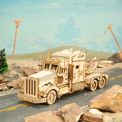 Robotime 3D Wooden Puzzle Prime Steam Express Model DIY Kit Puzzle Toy