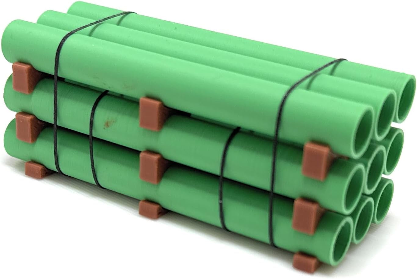 Elevate Your HO Scale Train Experience with Our Realistic 2.75" Black Pipe Load – Ideal for 1:87 Models!