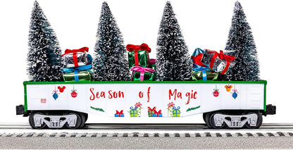 Lionel Disney Christmas Lionchief 0-8-0 Electric O Gauge Model Train Set with Bluetooth and Remote Control