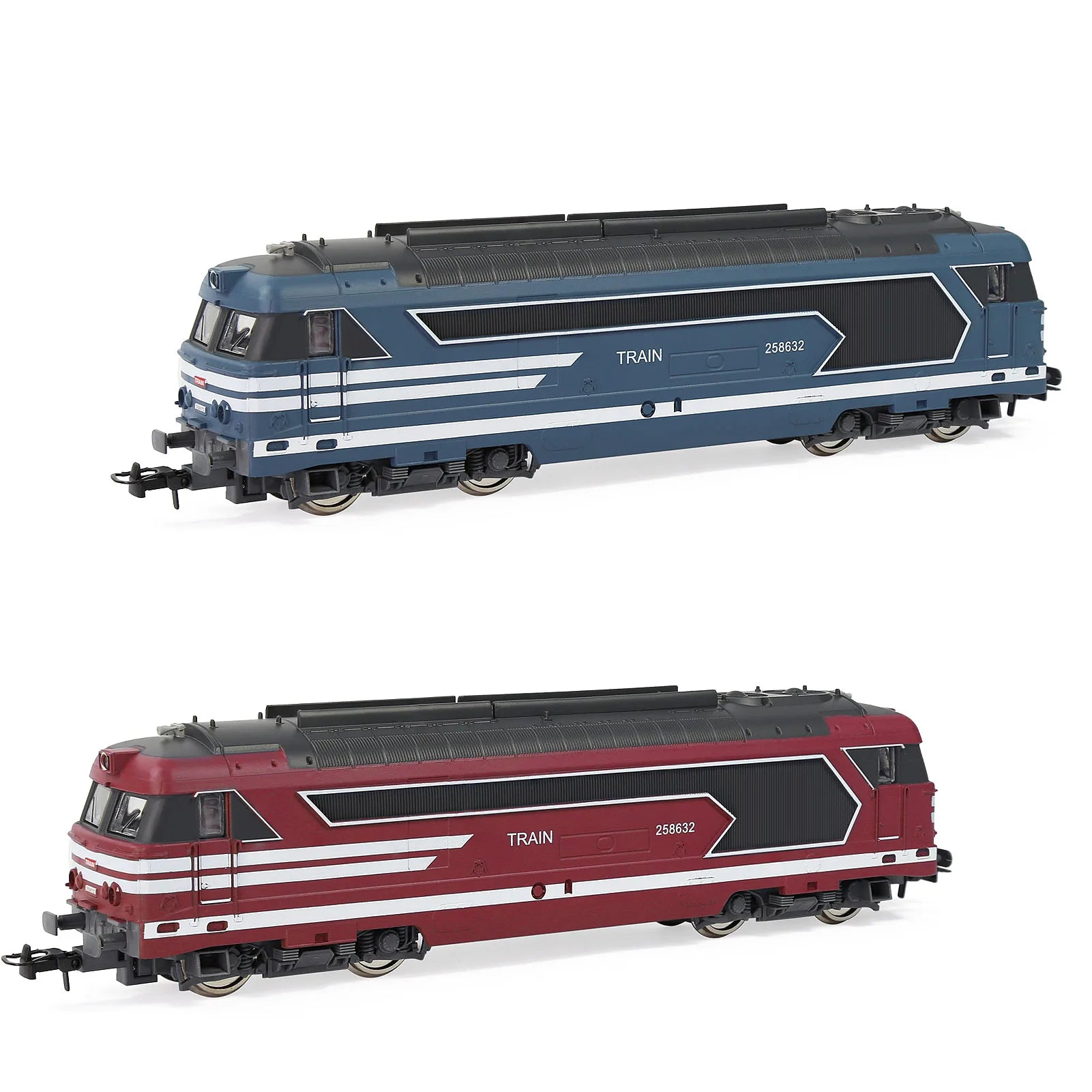 HO Scale 1:87 European Style Long Model Railway Locomotives - HCT8702