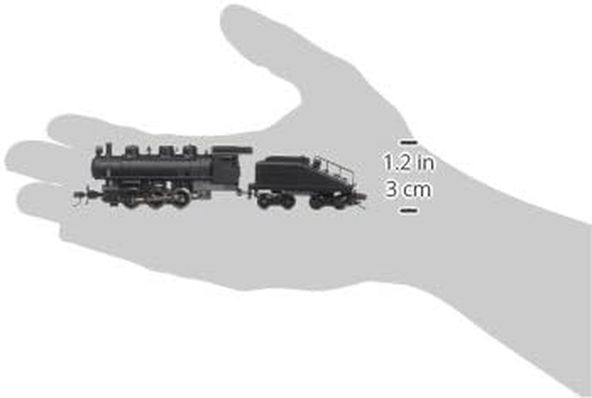 Bachmann Trains USRA 0-6-0 Switcher and Tender - Painted Unlettered - Black - N Scale