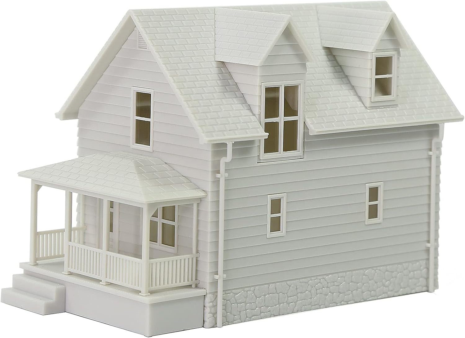 O Scale Unassembled Building Kit for Model Train Layout - DIY House for Christmas Village (1 Unit)