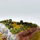 Miniature Vegetation Bush Trees with Model Bases for Terrain in War Gaming and DIY Railway Scenery (Set of 24) - BYMRR Train Store