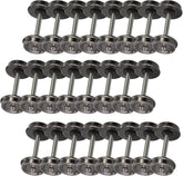 Set of 24 metal HO scale 1:87 model train wheels, 33-inch diameter, DC compatible for model C8725 by EVEMODEL.