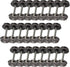 Set of 24 metal HO scale 1:87 model train wheels, 33-inch diameter, DC compatible for model C8725 by EVEMODEL.