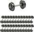 HO scale model train 36-inch metal wheelsets with DC wheels and axles by EVEMODEL, showing detailed metal train wheel components.