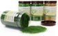 Evemodel CFA4 4 x 300ml green static grass terrain powder for miniature landscapes, fairy gardens, and model railway layouts.