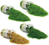 Evemodel CFA7 4-pack of 300ml green static grass for fairy gardens, miniatures, landscapes, and model railway layouts.