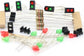 Evemodel 10 Sets Target Face with Leds for Railway Dwarf Signal N Z Scale 2 Aspects JTD14 - BYMRR Train Store