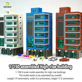 1:144 scale Outland Models train railway skyscraper building shopping center toy for model train setups